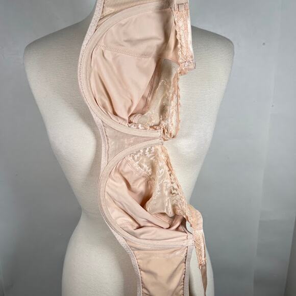 Chantelle Every Curve Full Coverage Unlined Bra 38DD Golden Beige Lingerie - Picture 8 of 11